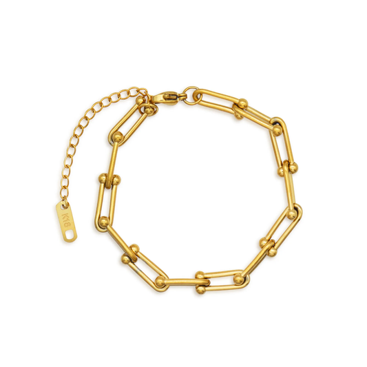 Love Lock Bracelet | Stainless Steel | 18K Gold Plated