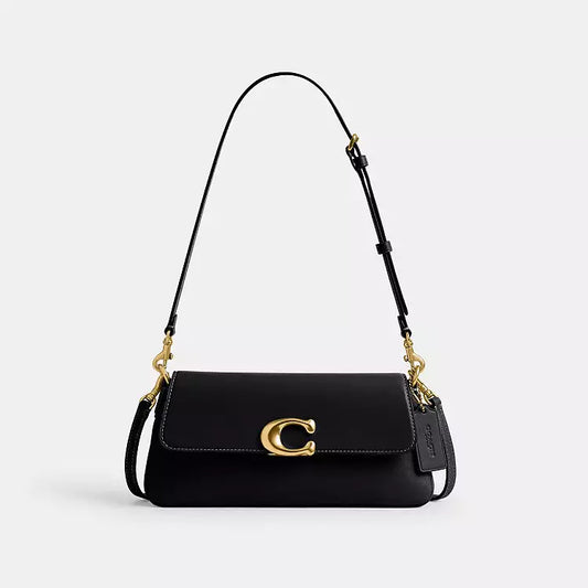 COACH Jet Shoulder Bag - Brass/Black
