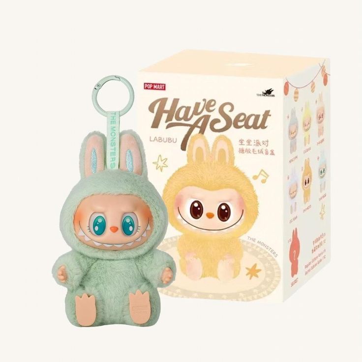 Have a Seat Labubu Charm (Ququ)