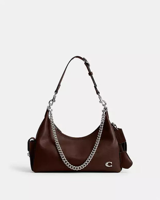 COACH Pocket Juliet Bag 30 - Silver/Brown