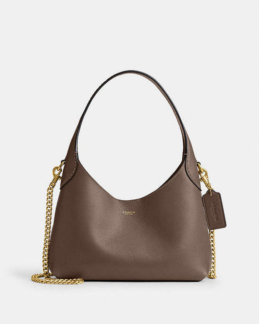 Coach Brooklyn Shoulder Bag 23 (Brass Dark Stone)