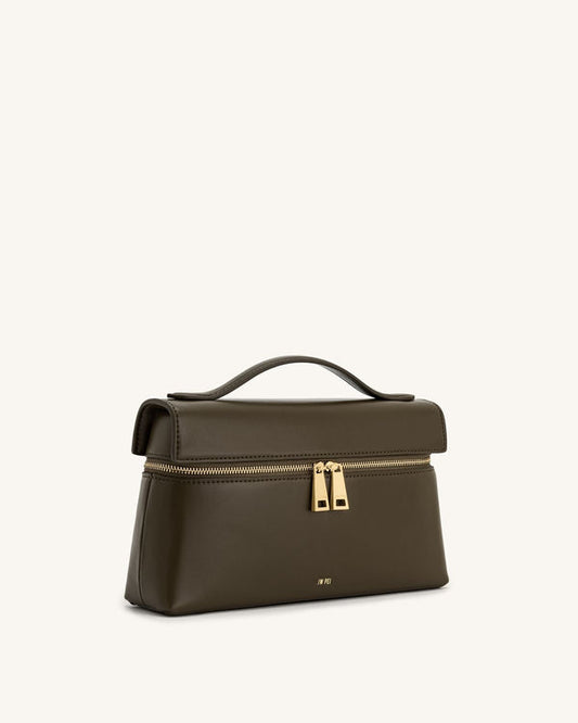 Thea top handle bag - olive