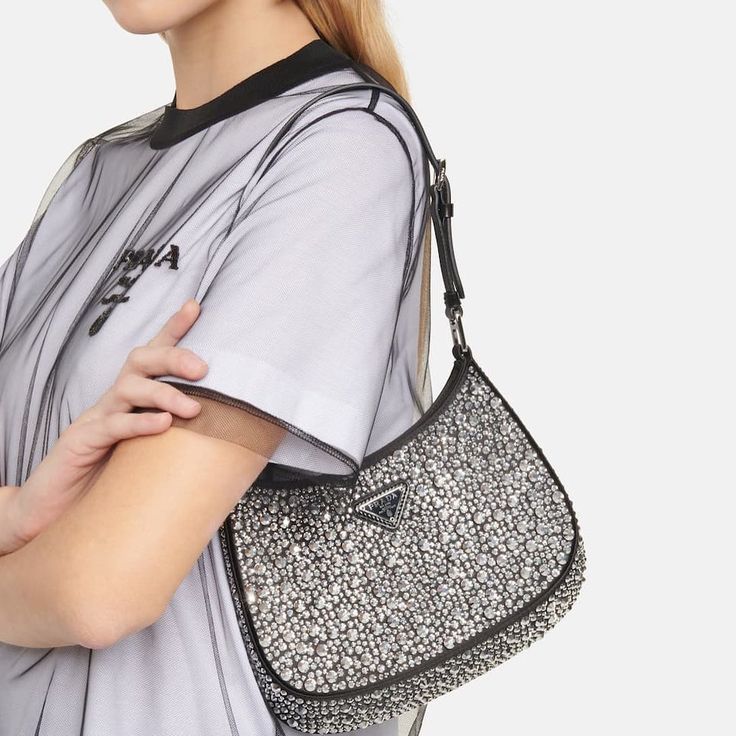 Prada rhinestone bag ( dupe )