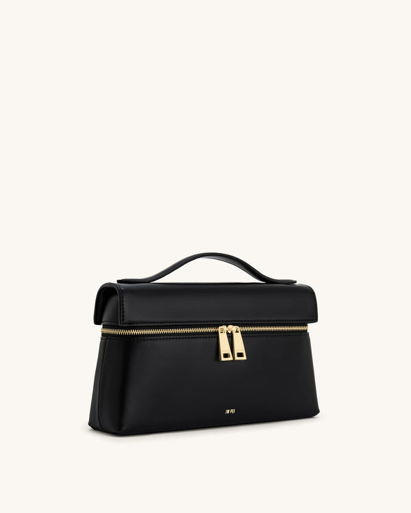 Thea top handle bag - black