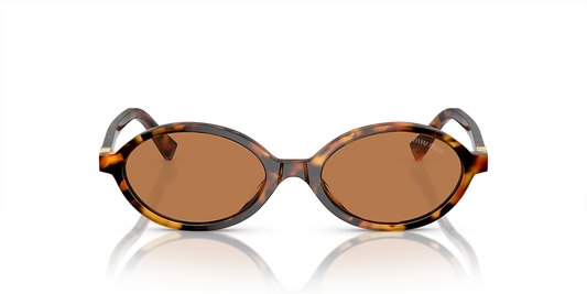 Miu Miu MU 04ZS Luxury Oval Sunglasses